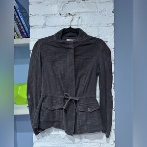 Saturday Sunday Anthropologie‎ Jacket Women's XS Grey Lightweight Casual